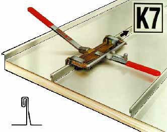 Draco K7 - Double Lock Hand Seamer, 310mm