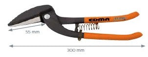 Edma 012655 - Forged Shears Pelican - 300 mm - Right Cut