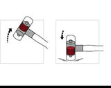 PB3003 Dead-blow Mallet with Plastic Head 32mmø, 320mm length