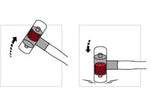 PB3001 Dead-blow Mallet with Plastic Head 22mmø, 270mm length